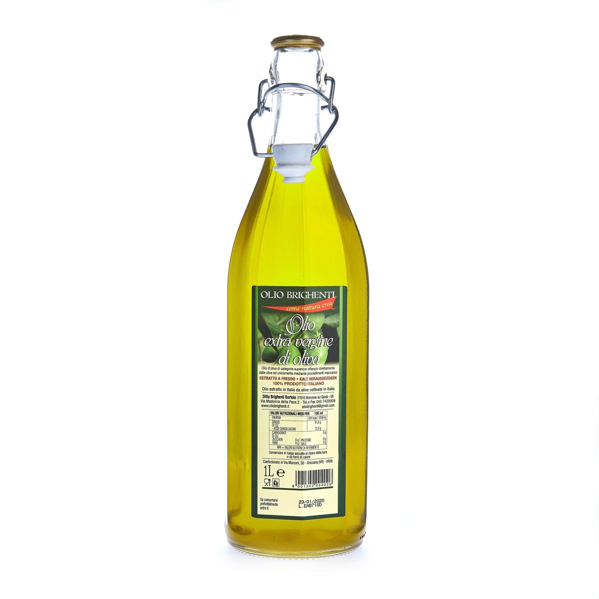 Offerta: 6 Bottiglie da 1 lt Olio Extravergine di Oliva Ciavatta Verde